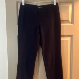 Eileen Fisher Navy Knit Ankle Pants Size XXS Petite